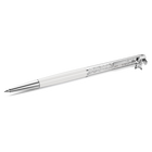swarovski crystalline ballpoint pen white white lacquered chrome plated