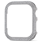 swarovski sparkling case for apple watch series 4 5 40 mm silver tone