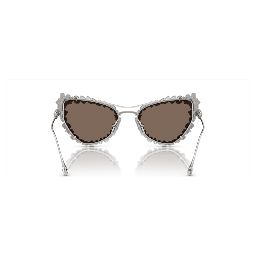 swarovski sunglasses  statement  cat eye shape  sk7011el  white