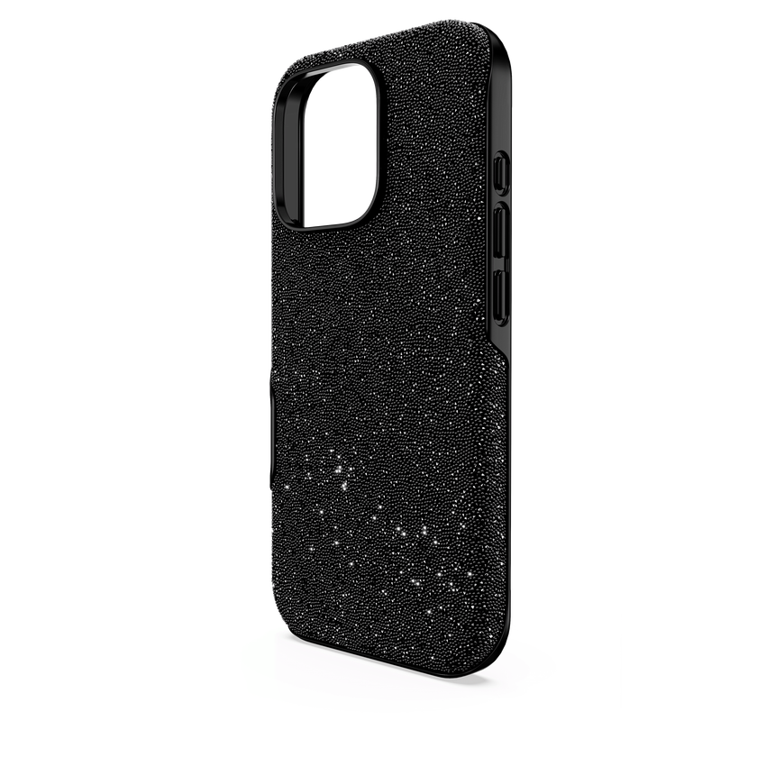 swarovski high smartphone case  iphone  16 pro  black