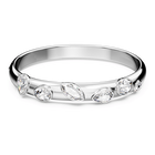 swarovski dextera bangle mixed cuts white rhodium plated