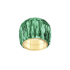 Nirvana Ring, Green, Gold-tone PVD