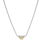 Fit Wonder Woman Necklace, Gold tone, Mixed metal finish