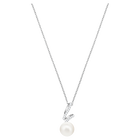 swarovski gabriella pendant white rhodium plated