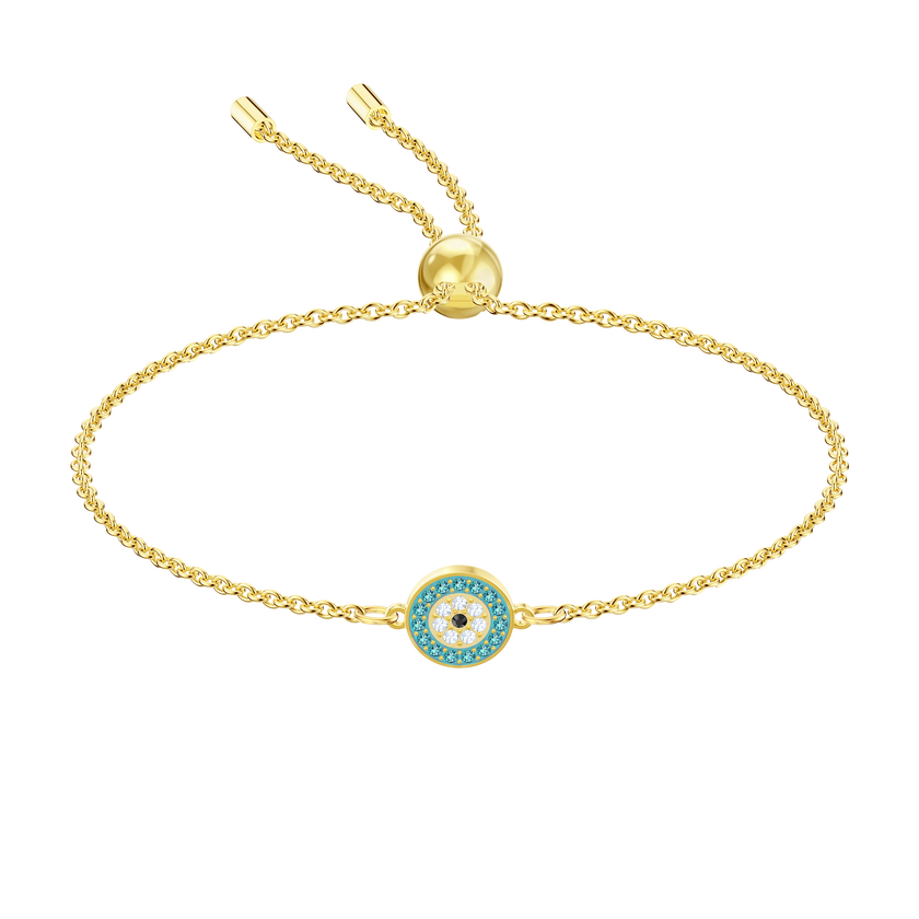 Luckily Bracelet, Multi-colored, Gold plating