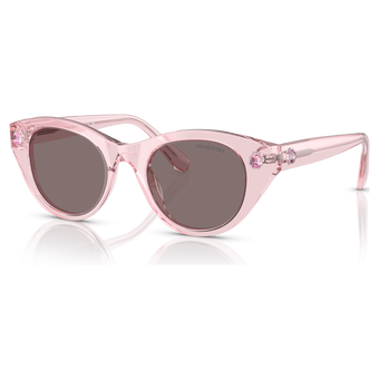 swarovski sunglasses round shape sk6025 pink