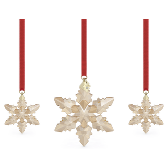swarovski annual edition festive ornament set 2024