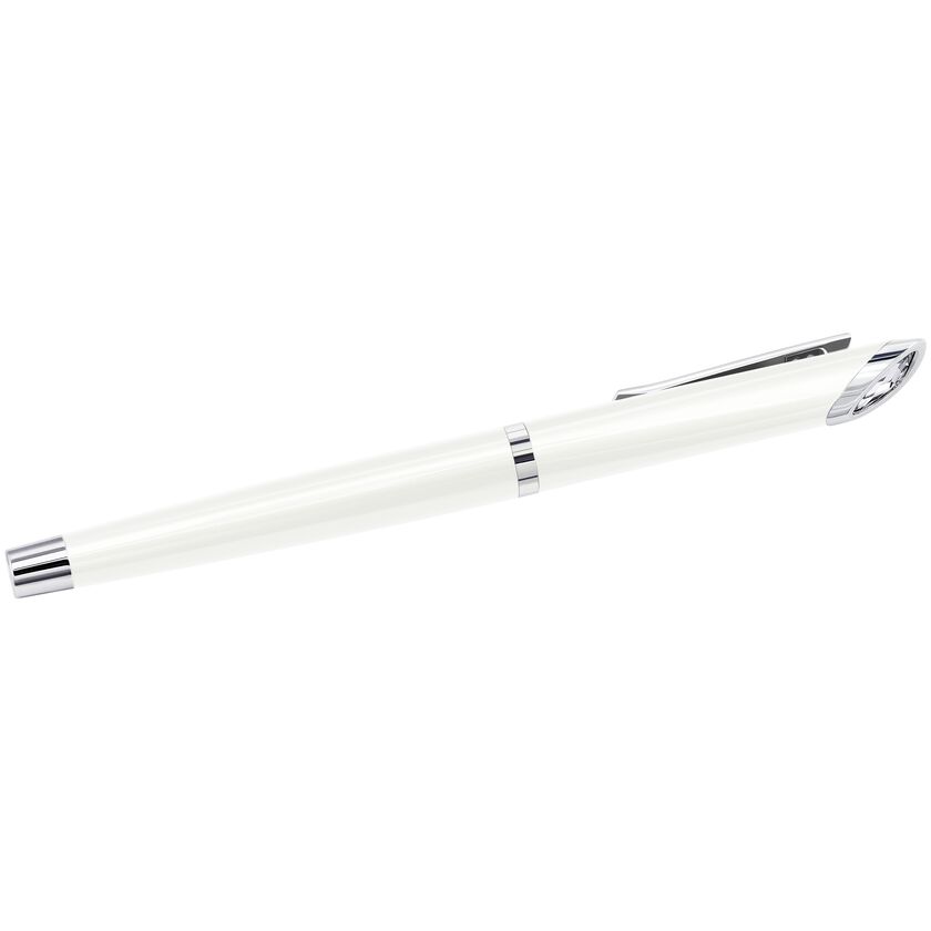 Crystal Starlight Rollerball Pen, White
