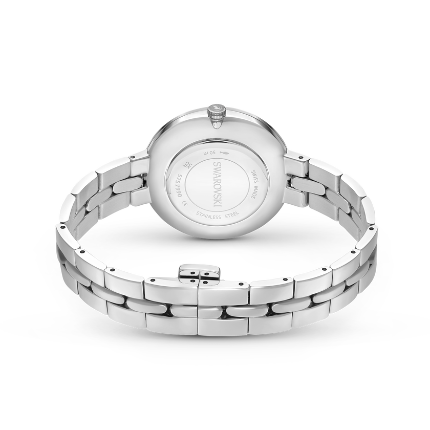 swarovski cosmopolitan watch  swiss made  metal bracelet  silver tone  stainless steel