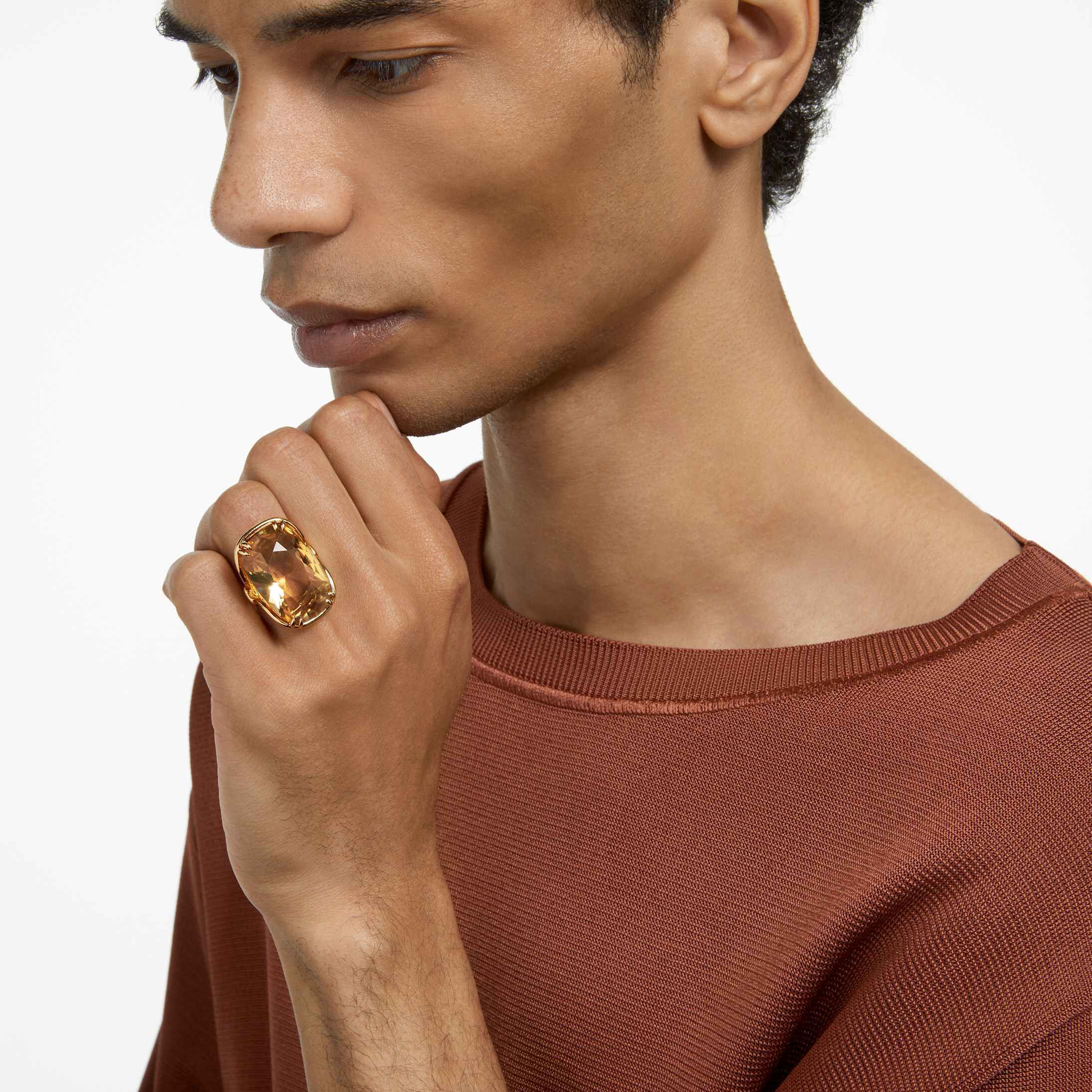 Buy Swarovski Harmonia cocktail ring, Oversized crystal