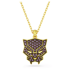 swarovski black panther pendant black panther multicolored gold tone plated