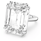 swarovski mesmera cocktail ring white rhodium plated