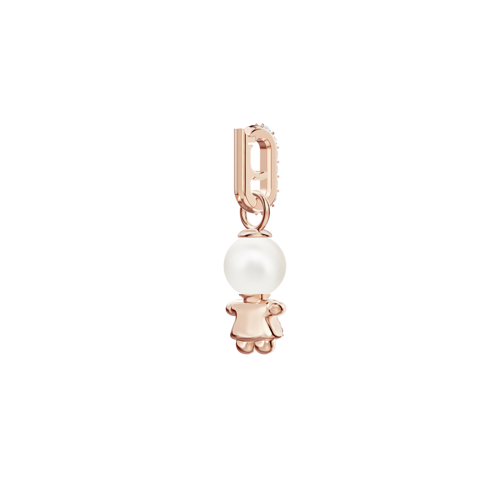 Swarovski Remix Collection Girl Charm, Pink, Rose gold plating Swarovski Remix Collection Girl Charm, Pink, Rose gold plating