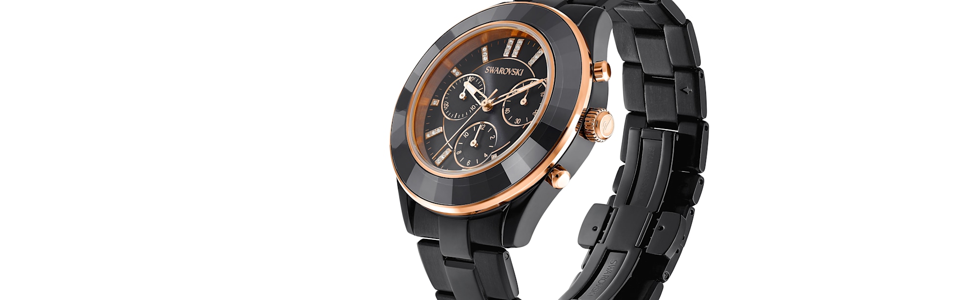 swarovski black watches