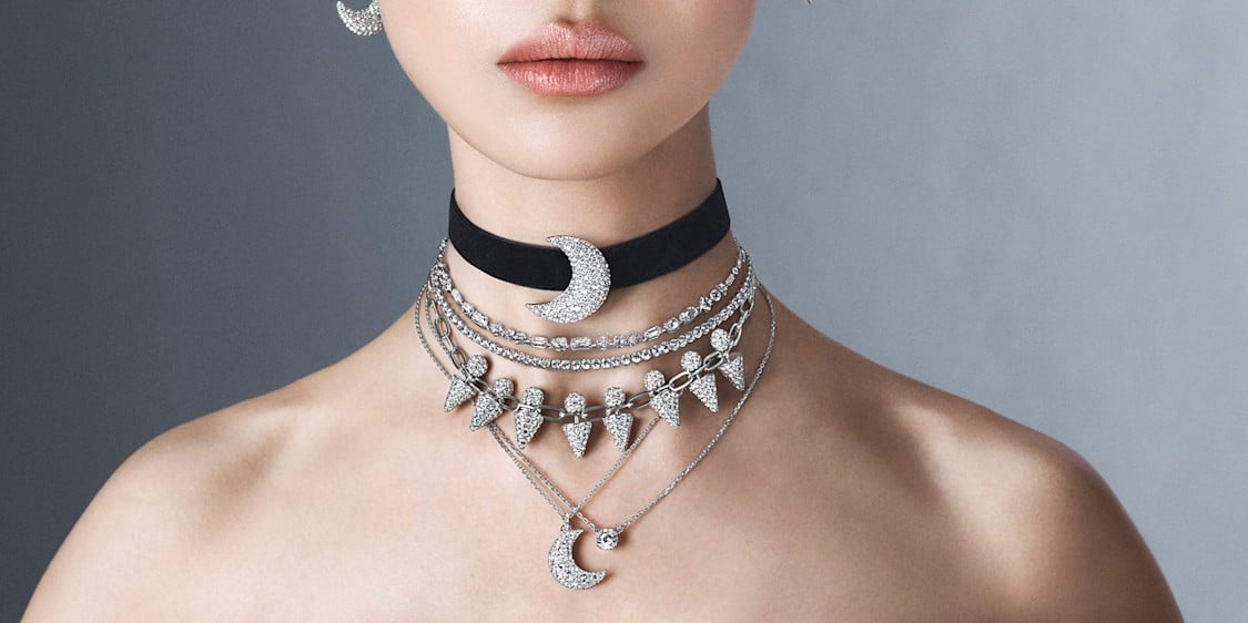 swarovski crystal chokers