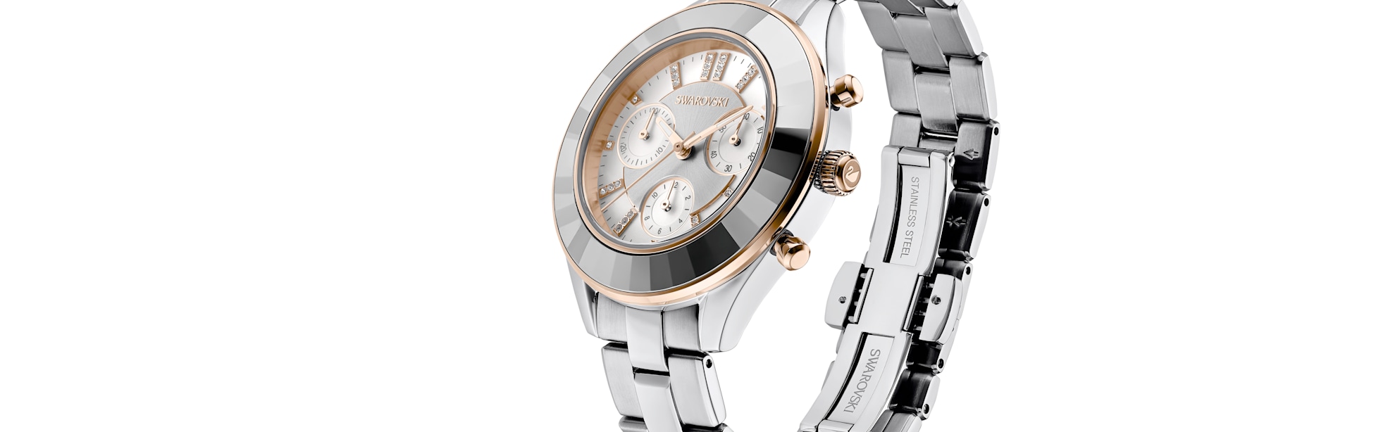 swarovski stainless steel watches